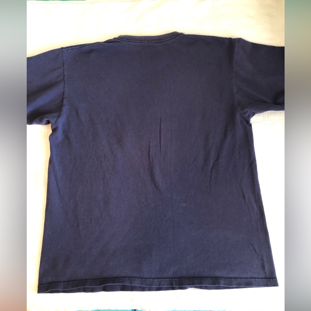 vtg sea world One ocean orca whale theme blue t-shirt Mens Medium? - Picture 2 of 5